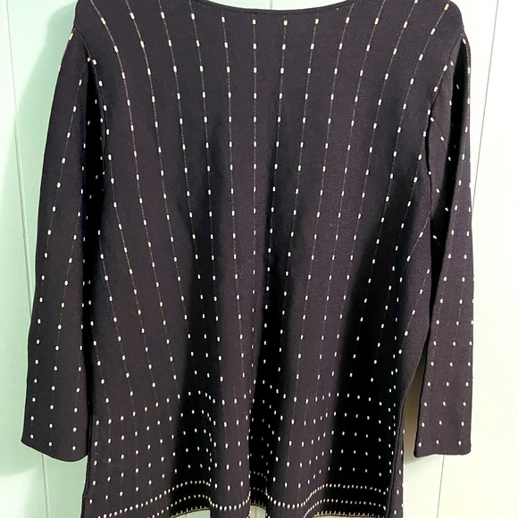 Talbots 1x knit tunic top - Picture 3 of 9